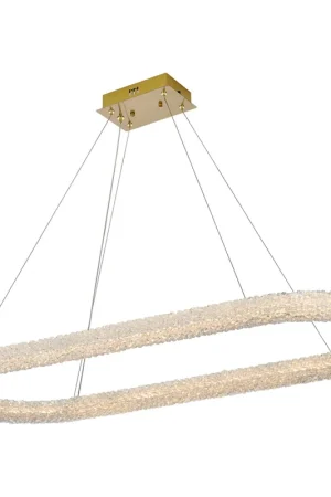 Buy Online Bowen 1 Light 20 inch Satin Gold Chandelier Ceiling Light