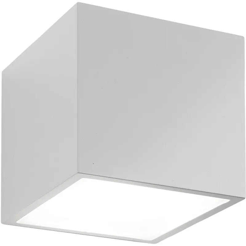 Mega Sale Bloc LED 5.5 inch White Flush Mount Ceiling Light in 3000K
