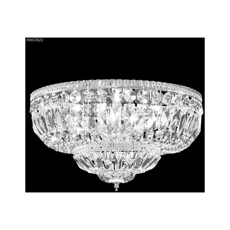 Zoe 8 Light 18 inch Silver Flush Mount Ceiling Light Secure Checkout