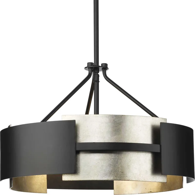 Lowery 3 Light 19 inch Matte Black Semi-Flush Mount Convertible Ceiling Light, Design Series Limited Offer