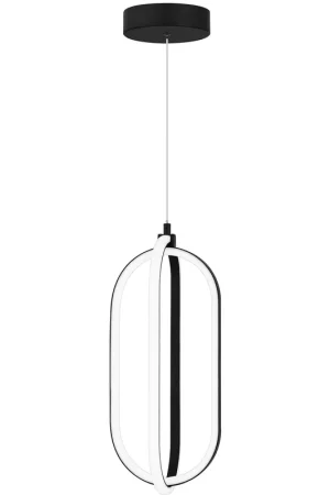 Calista LED 8 inch Matte Black Mini Pendant Ceiling Light Shop Now
