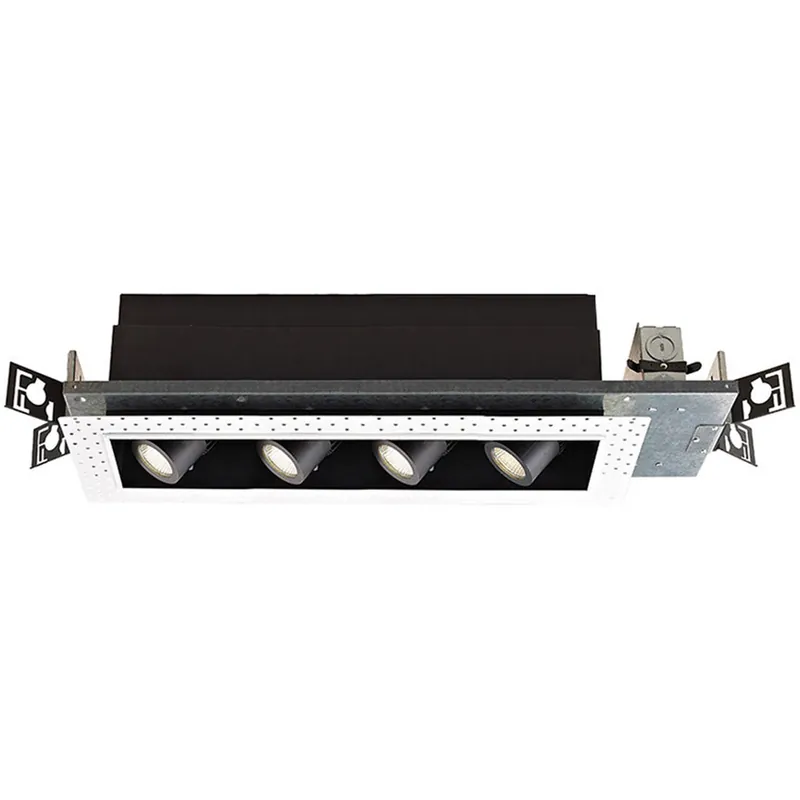 Reduced Price Precision Multiples LED Black Multiple Recessed Trim in 3000K, Non-IC
