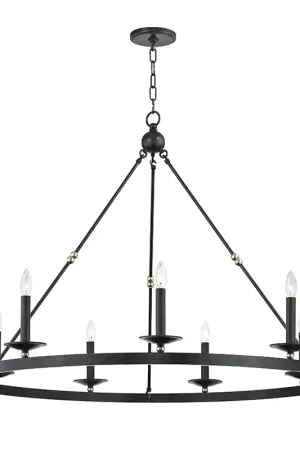 Allendale 9 Light 46.25 inch Aged Old Bronze Chandelier Ceiling Light Hot Deal