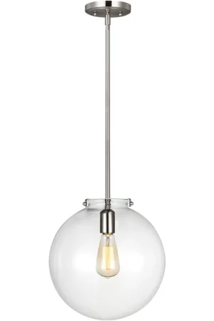 Budget TOB by Thomas O'Brien Kate Pendant Ceiling Light in Brushed Nickel