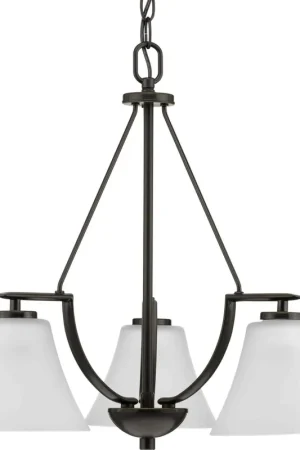 Bravo 3 Light 23 inch Antique Bronze Chandelier Ceiling Light Flash Sale