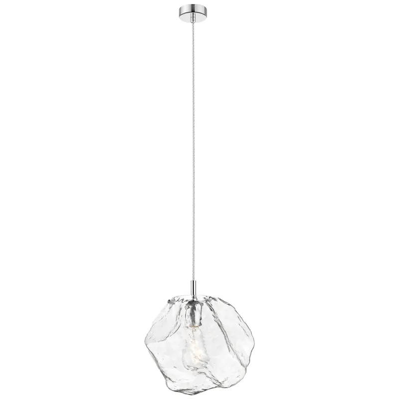 Exclusive Boulder LED 12 inch Chrome Pendant Ceiling Light