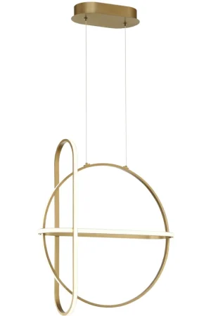 Berkley LED 6.75 inch Gold Chandelier Ceiling Light Save Now
