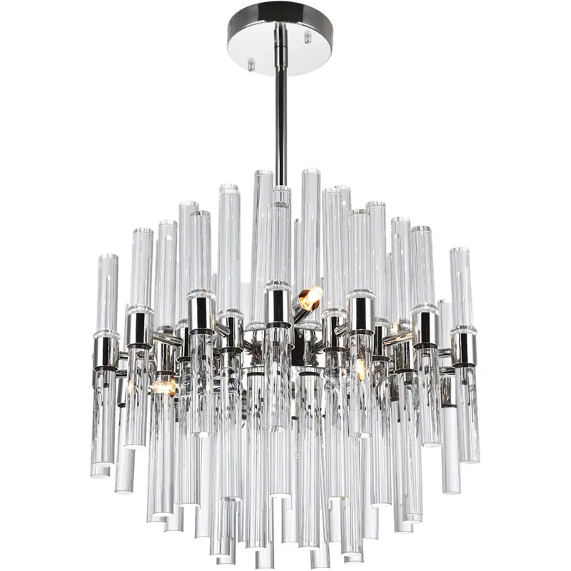 Miroir 8 Light 16 inch Polished Nickel Chandelier Ceiling Light Flash Sale