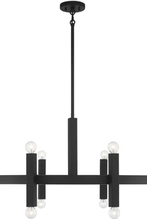 Cheap Contemporary 16 Light 40.5 inch Matte Black Chandelier Ceiling Light