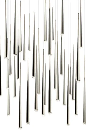 Cascade 41 Light 36 inch Polished Nickel Multi-Light Pendant Ceiling Light Get Yours