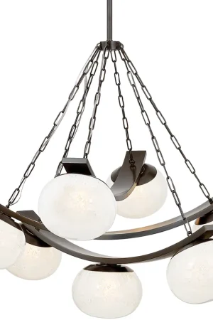 Cheap Duxbury 7 Light 43.75 inch Distressed Bronze Chandelier Ceiling Light