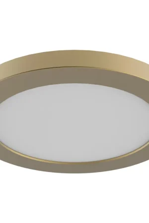 Avro LED Satin Nickel Flush Mount Ceiling Light Worldwide Shipping