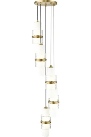 Cayden 5 Light 12 inch Modern Gold Chandelier Ceiling Light Affordable