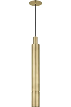 Big Sale Mick De Giulio Sottile LED Natural Brass Pendant Ceiling Light, Integrated LED