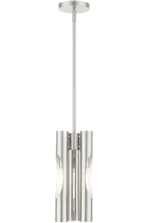 Acra 3 Light 6 inch Brushed Nickel Pendant Chandelier Ceiling Light Affordable