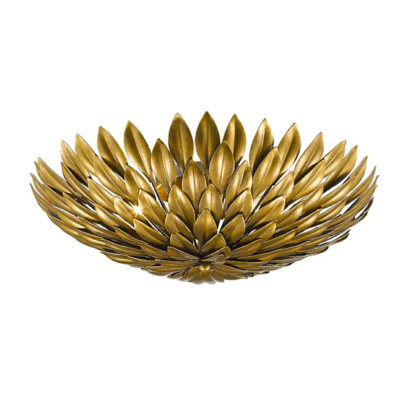 Canada 3 Light 20 inch Gold Flush Mount Ceiling Light Brand New