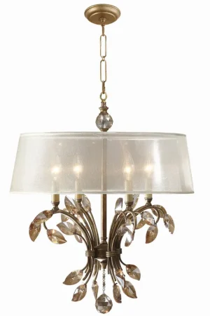 Alenya 4 Light 21 inch Burnished Gold Chandelier Ceiling Light Bargain