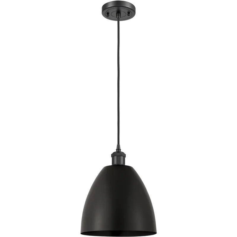 Ballston Dome LED 9 inch Matte Black Mini Pendant Ceiling Light Price Drop