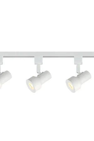 Certified EnviroLite 3 Light 120 White Track Kit Ceiling Light, Small Step