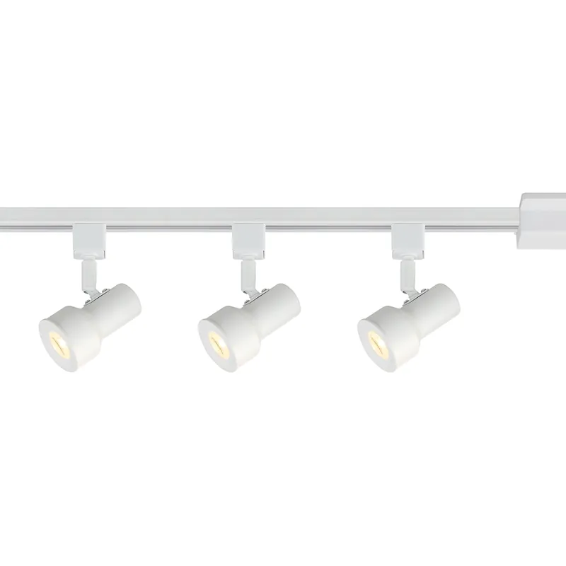 Certified EnviroLite 3 Light 120 White Track Kit Ceiling Light, Small Step