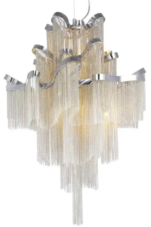 Buy Direct Canada 8 Light 24 inch Chrome Chandelier Ceiling Light