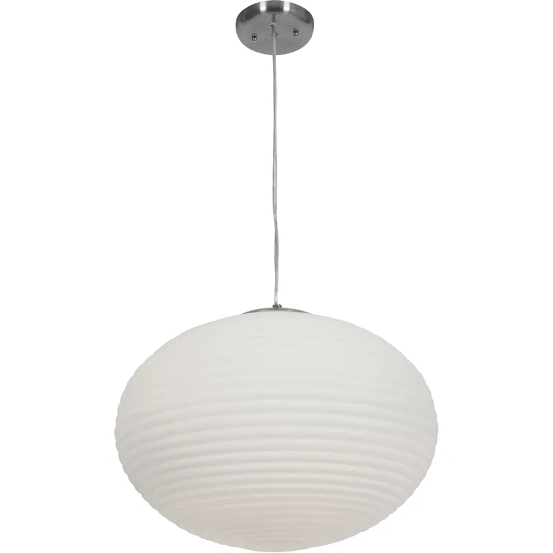 Best Price Callisto 3 Light 18 inch Brushed Steel Pendant Ceiling Light