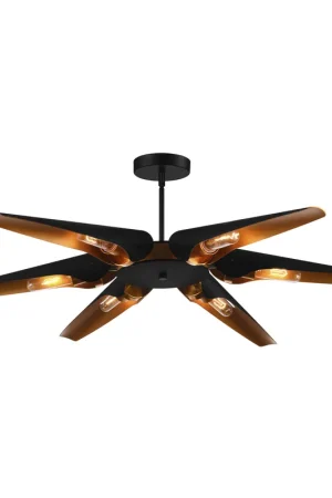 Amar 6 Light 43 inch Matte Black Chandelier Ceiling Light Wholesale