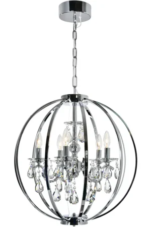 Buy Today Abia LED 22 inch Chrome Up Chandelier Ceiling Light