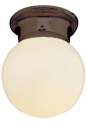 Cheap Dash 1 Light 6 inch Rubbed Oil Bronze Flushmount Ceiling Light