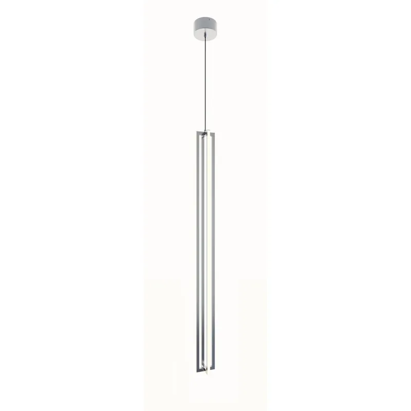 Cass LED 4 inch Satin Nickel Pendant Ceiling Light Instant Buy