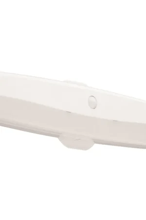 Clearance Indoor LED 18 inch Gloss White Flush Mount Ceiling Light, Motion Sensor