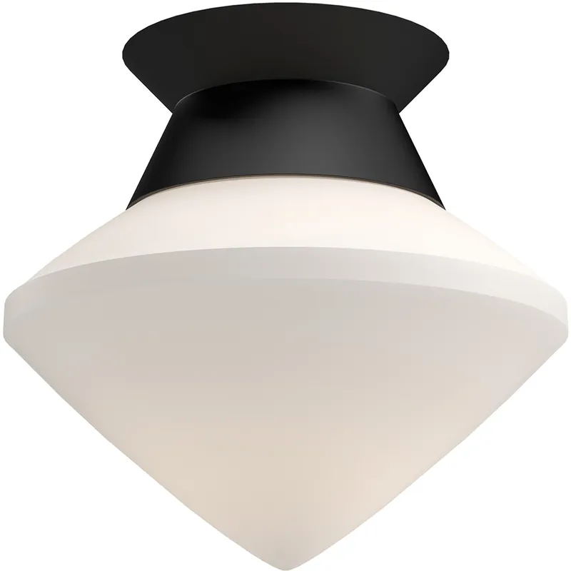 Alora Mood Nora 1 Light 8 inch Matte Black Flush Mount Ceiling Light Express Delivery