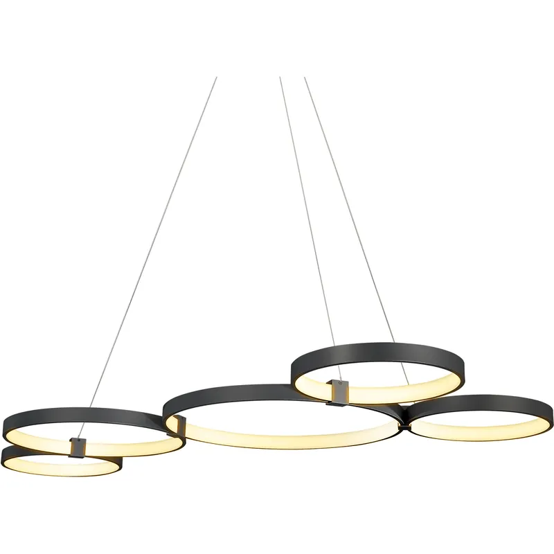 Capella 31.5 inch Black Chandelier Ceiling Light Clearance