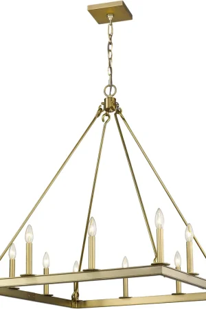 Barclay 12 Light 34 inch Olde Brass Chandelier Ceiling Light Best Choice