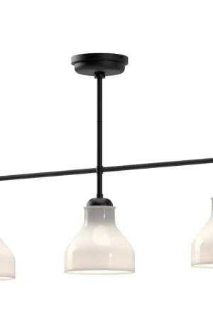 Alora Mood Westlake 3 Light 33.88 inch Matte Black Linear Pendant Ceiling Light Super Sale