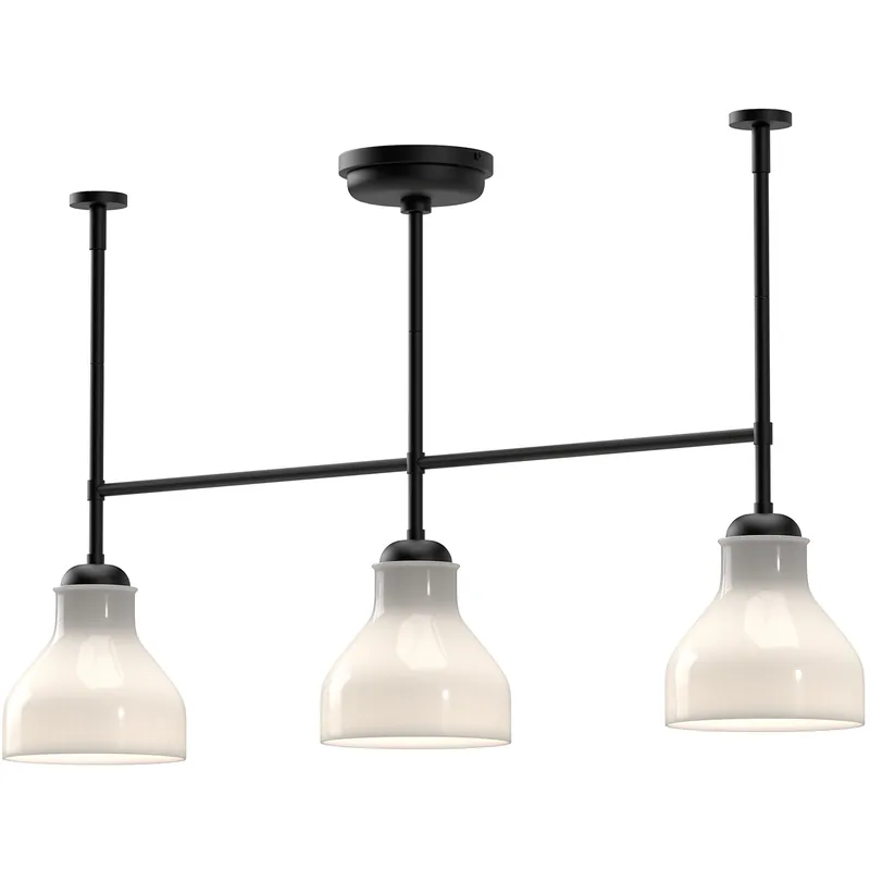Alora Mood Westlake 3 Light 33.88 inch Matte Black Linear Pendant Ceiling Light Super Sale