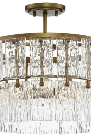 Budget Chevall 3 Light 17 inch Gold Ombre Pendant Ceiling Light, Design Series