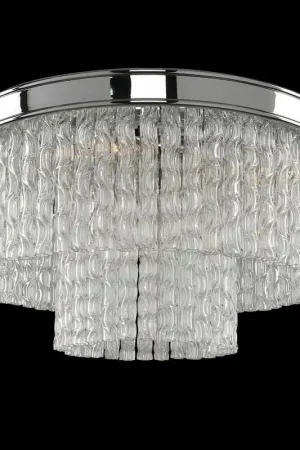 Bulk Order Savena 5 Light 18 inch Chrome Flush Mount Ceiling Light