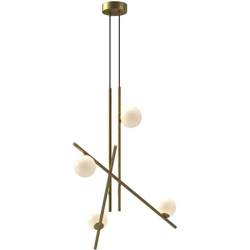 Amara LED 18.38 inch Brushed Gold Chandelier Ceiling Light Modern