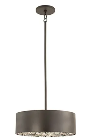 Azores 4 Light 18 inch Black Cashmere Convertible Semi-Flush or Pendant Ceiling Light Limited Time