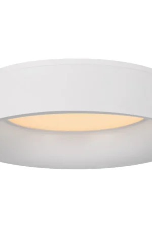 Barbara Barry Halo LED 17.5 inch Matte White Flush Mount Ceiling Light, Large Original