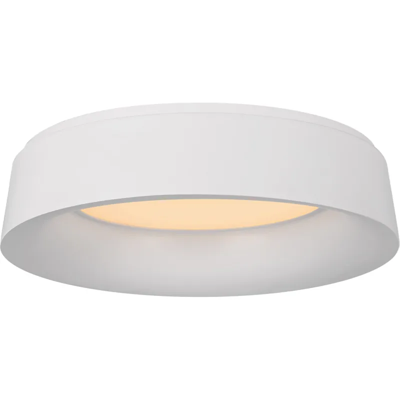 Barbara Barry Halo LED 17.5 inch Matte White Flush Mount Ceiling Light, Large Original