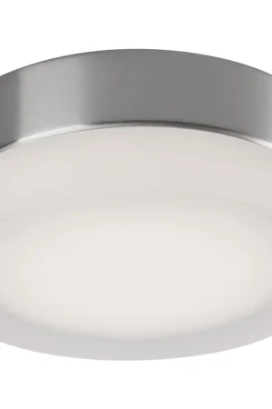 Bedford LED 5.88 inch Brushed Nickel Flush Mount Ceiling Light Secure Checkout