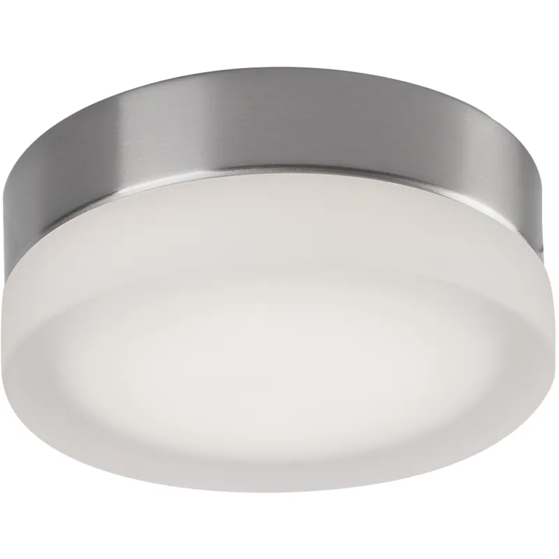 Bedford LED 5.88 inch Brushed Nickel Flush Mount Ceiling Light Secure Checkout