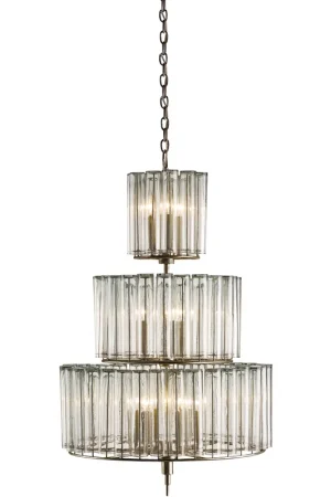 Bevilacqua 12 Light 27 inch Silver Leaf Chandelier Ceiling Light, Medium Special Offer