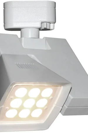 Cheap 120v Track System 9 Light 120V White LEDme Directional Ceiling Light in 3000K