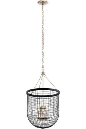 Byatt 6 Light 18 inch Black Pendant Ceiling Light Express Delivery