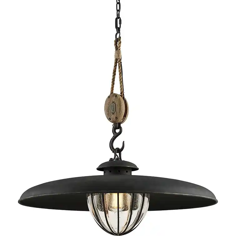 Buy Today Murphy 1 Light 32 inch Forged Iron Pendant Ceiling Light