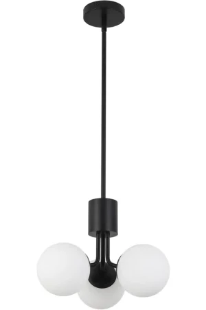 Amanda 3 Light 15 inch Matte Black Chandelier Ceiling Light Editor’s Pick