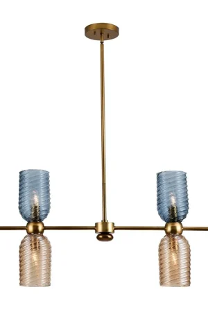 Azul Island Light Ceiling Light in Aged Gold Low Price